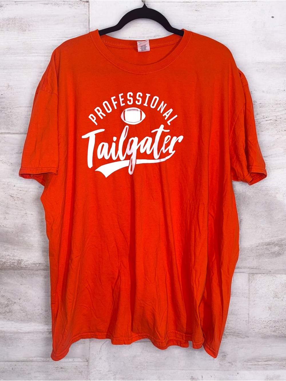 Gildan Orange Football 'Professional Tailgater' Graphic Tee 3X Auburn Tennessee